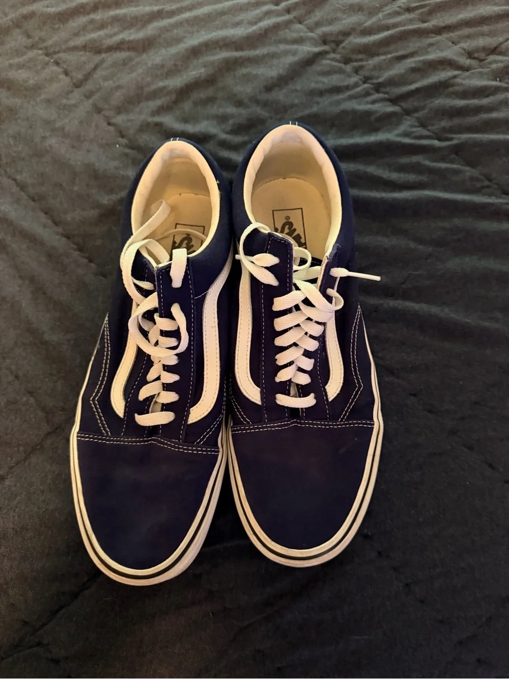 Vans Old Skool Men's Sneakers - Blue and White